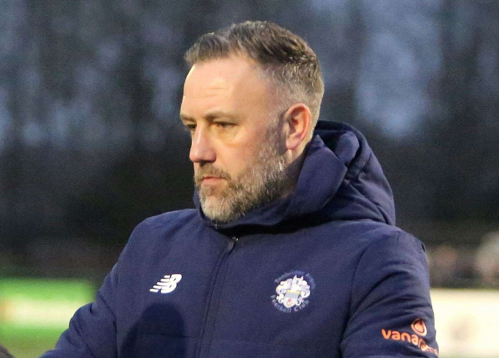 Tonbridge Angels manager Jay Saunders. Picture: David Couldridge