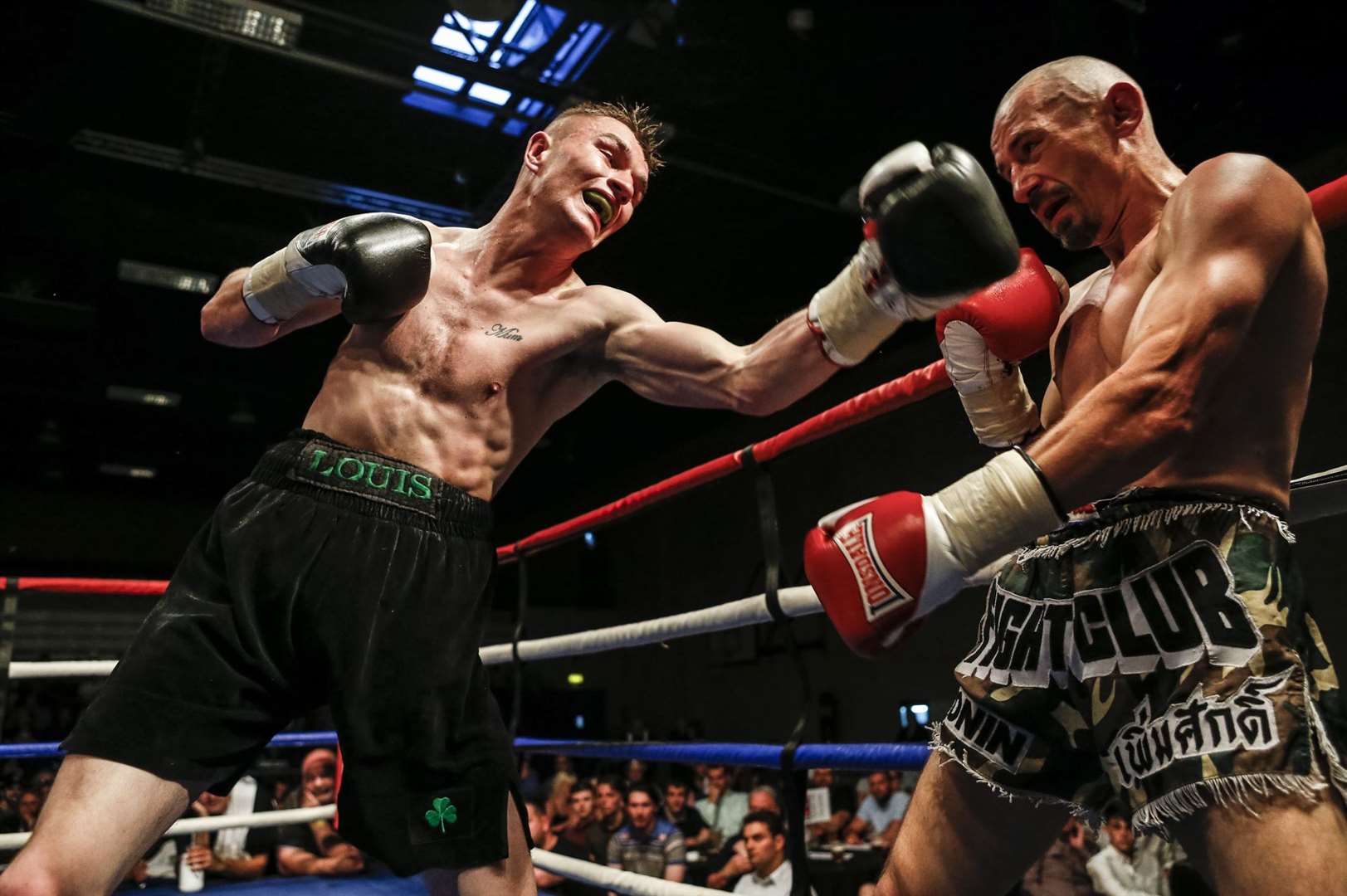 Louis Green fighting in 2017 at Mote Park, Maidstone Picture: Countrywide Photographic