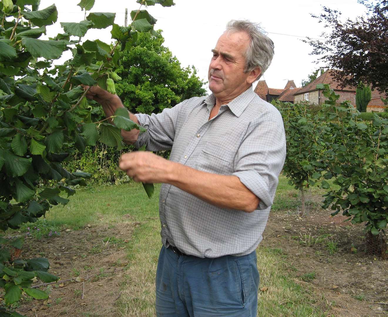 John Cannon at his Roughway Farm