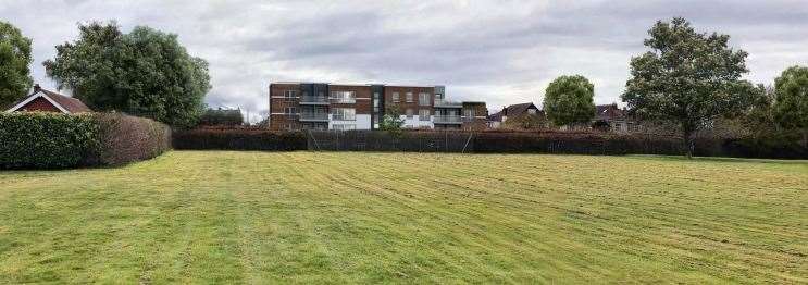 The apartments to can be seen from Tunbridge Wells' Grammar School