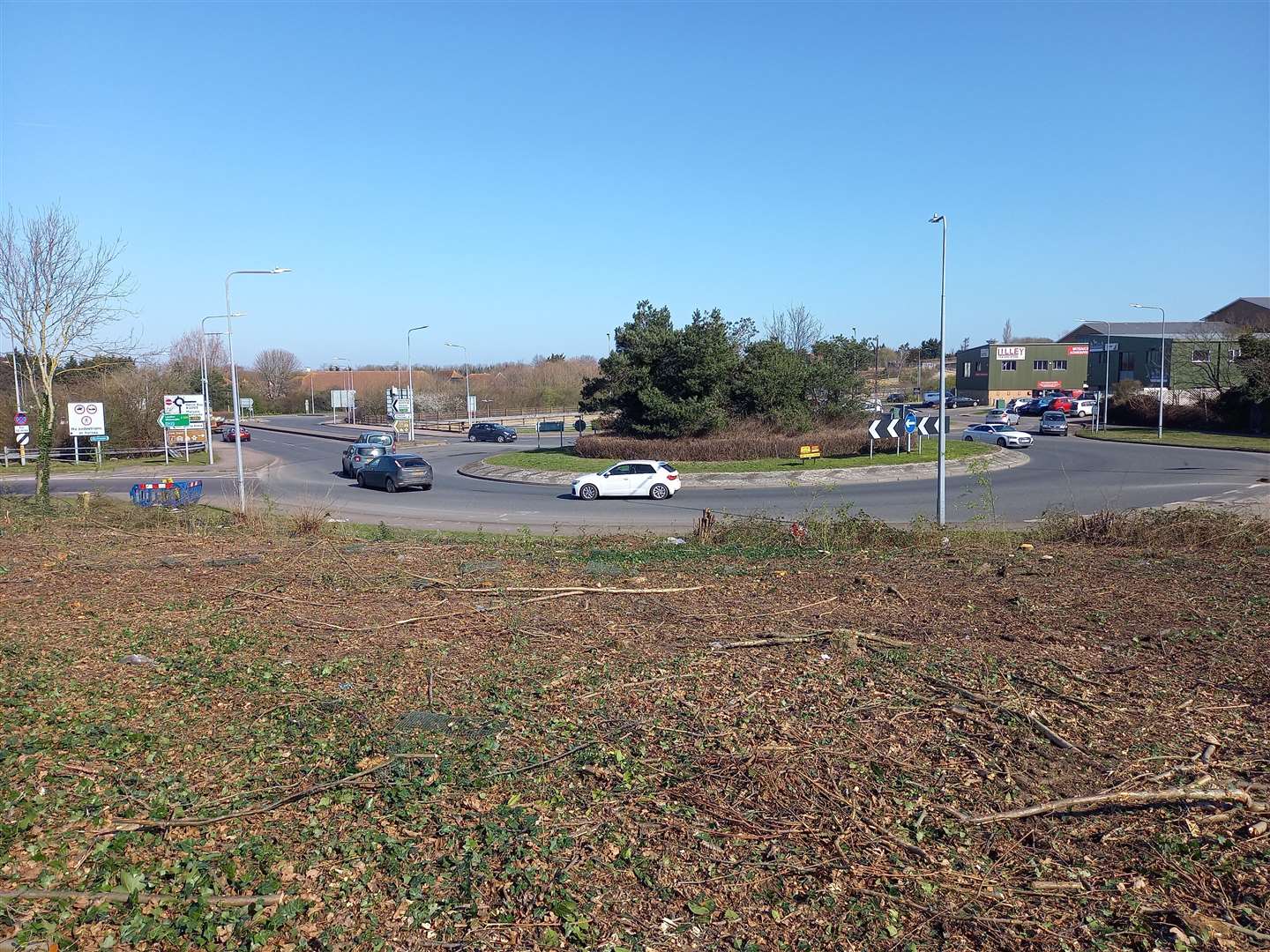 Workmen have already cut down dozens of trees on the Herne Bay site ahead of the start of construction later this year