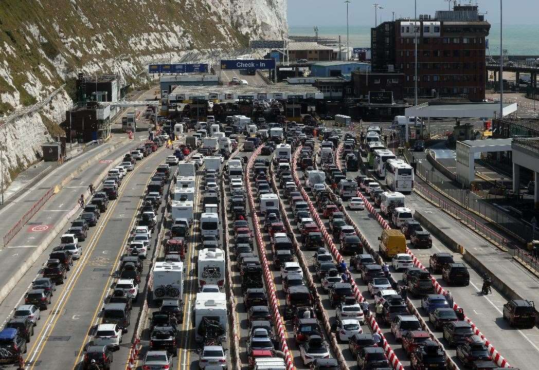 Queues are already bad enough at the Eastern Docks in Dover during peak times