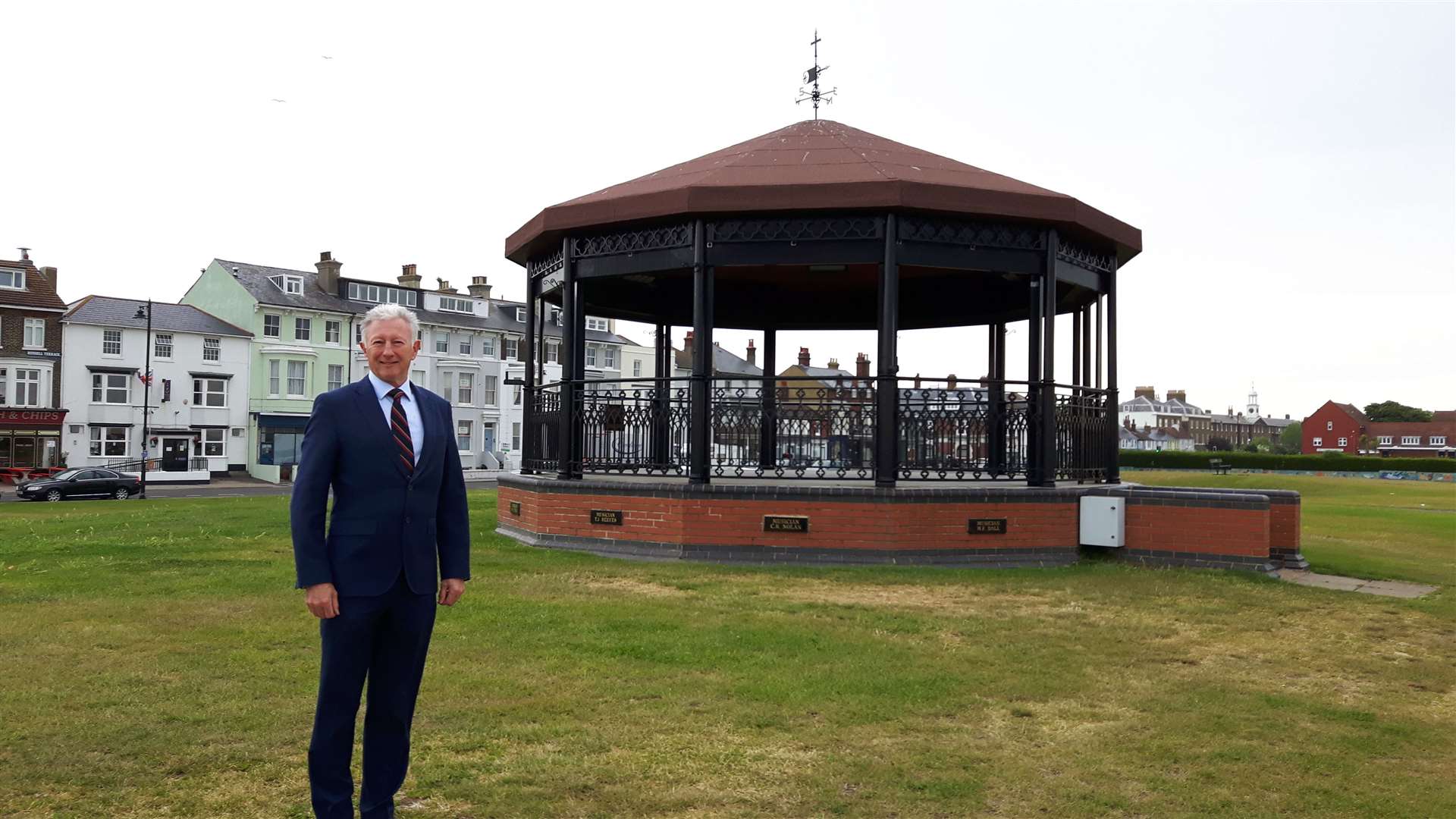 Deal Memorial Bandstand Trust chairman Derek Lindars