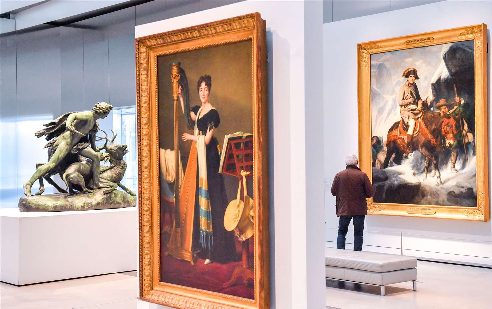 Artwork on display in La Galerie du temps at the Louvre-Lens. Picture: Pas-de-Calais Tourisme / Louvre-Lens