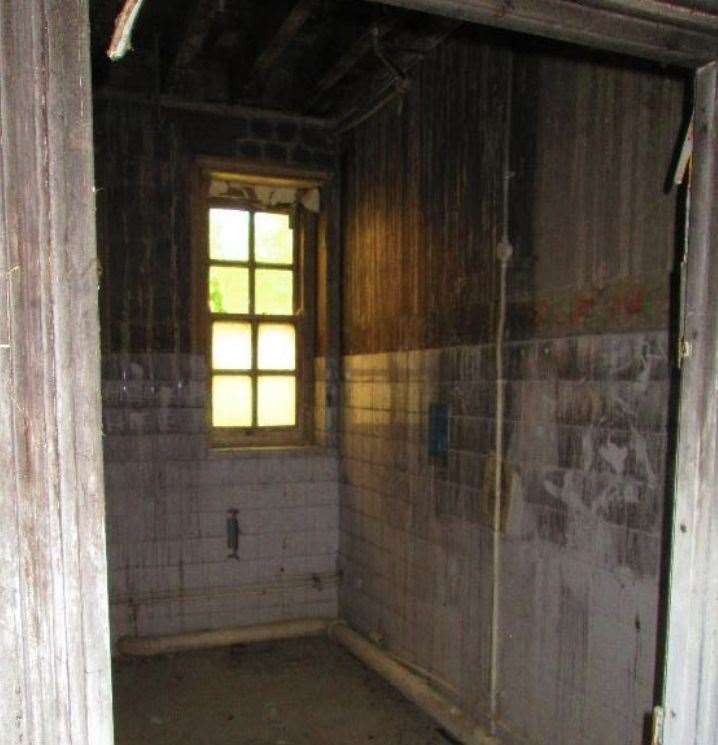 One of the old bathrooms at Summerlands Lodge Care Home in Westgate-on-Sea