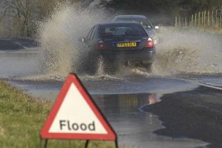 The woman and children were rescued from floodwater. Picture: Library image