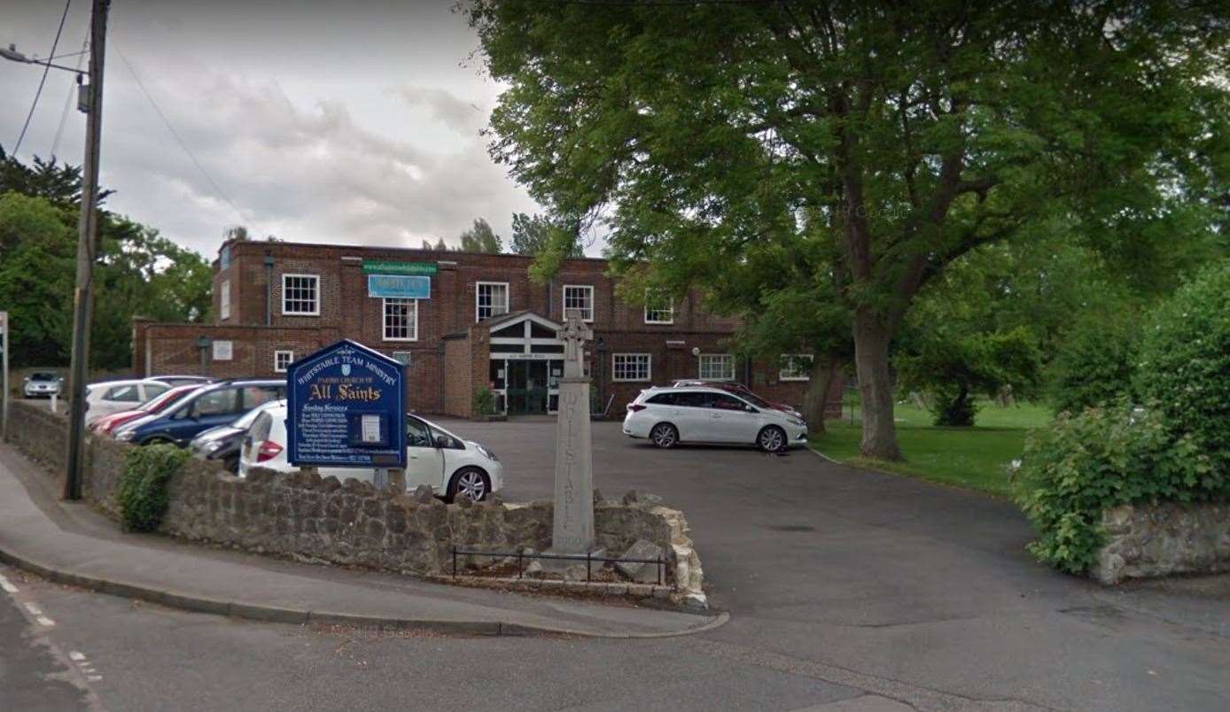 All Saints Church car park in Whitstable. Picture: Google Street View