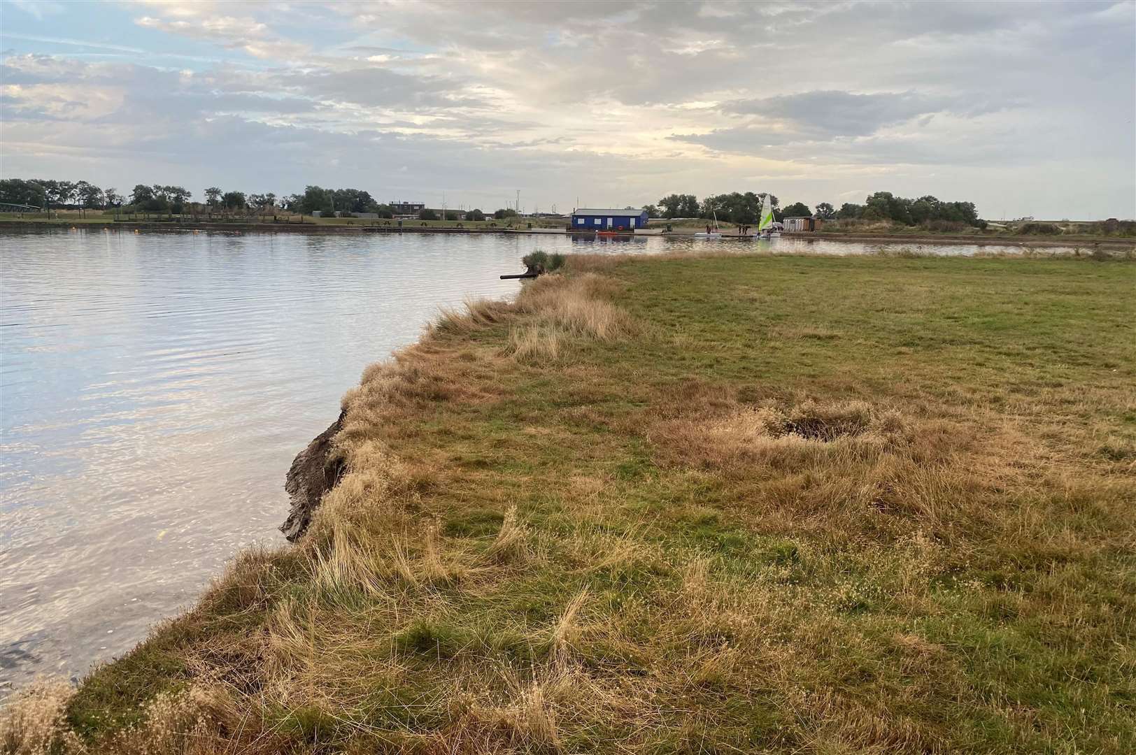 Where the wooden statue was at Barton's Point. Picture: Elliott Barber