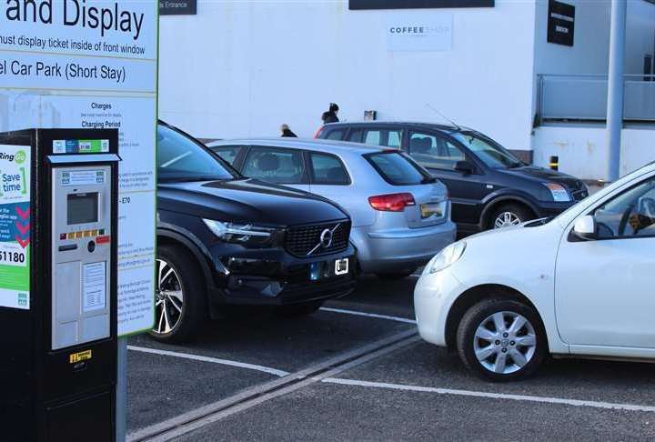 The Angel car park in Tonbridge