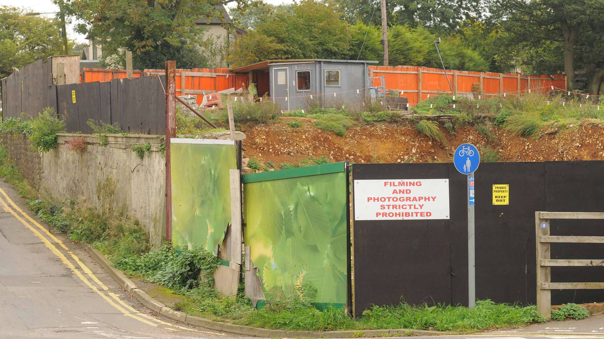 Site of the old Upper Bell pub in Blue Bell Hill