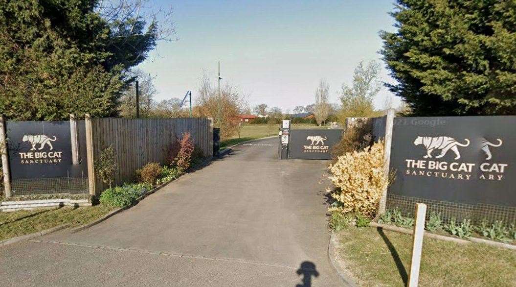 The incident happened at the Big Cat Sanctuary in Smarden, Ashford. Picture: Google Maps