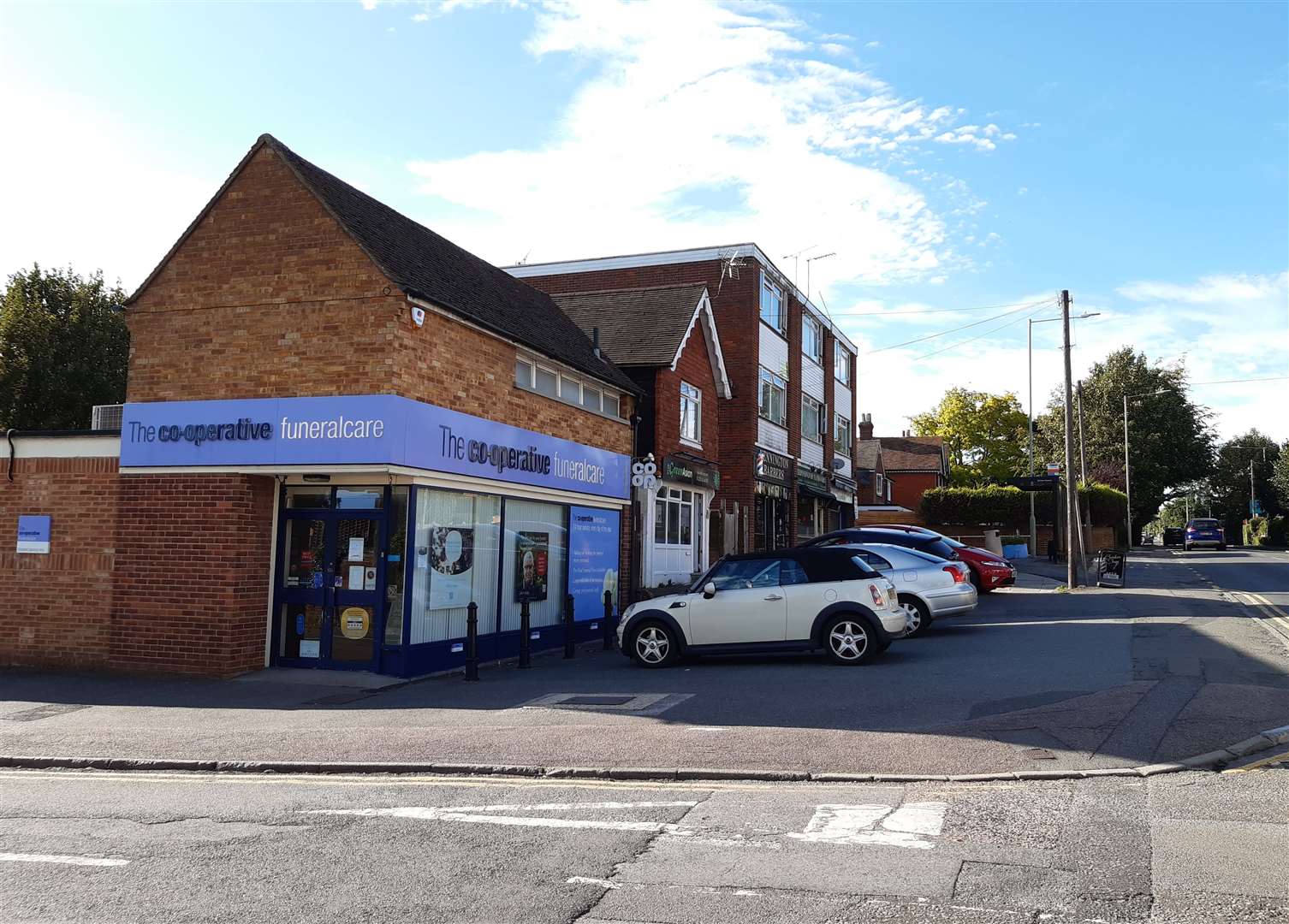 The diner will open in this parade of shops in Faversham Road