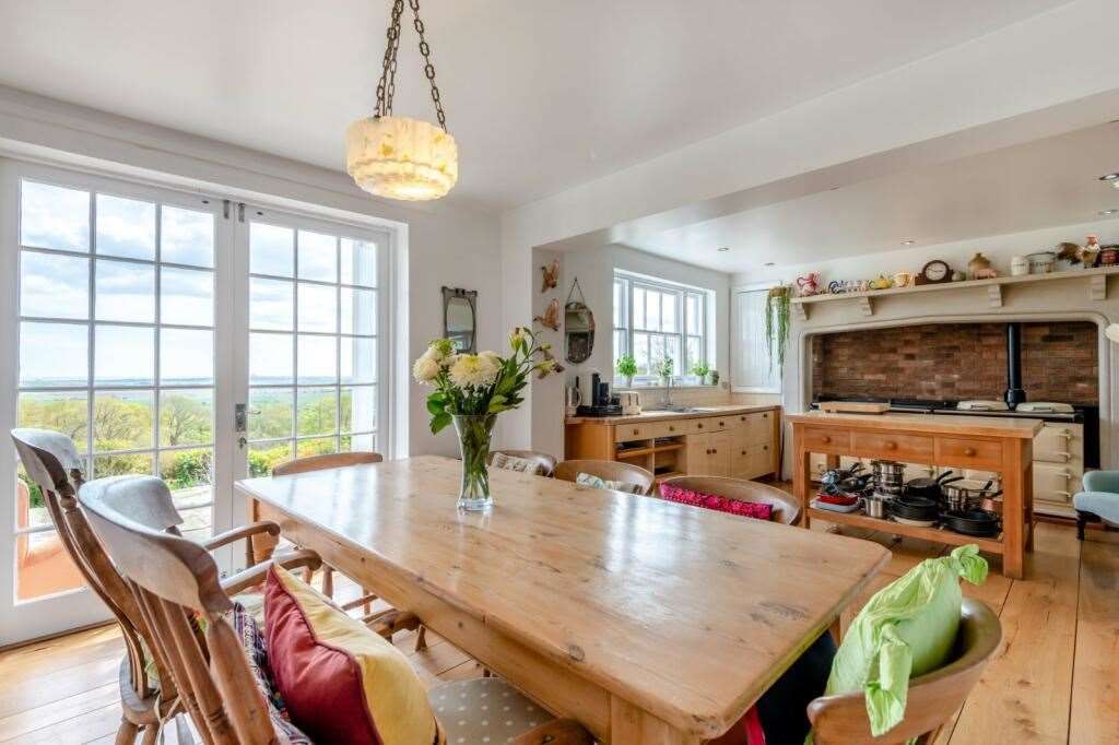 The kitchen has an Aga. Picture: Strutt and Parker