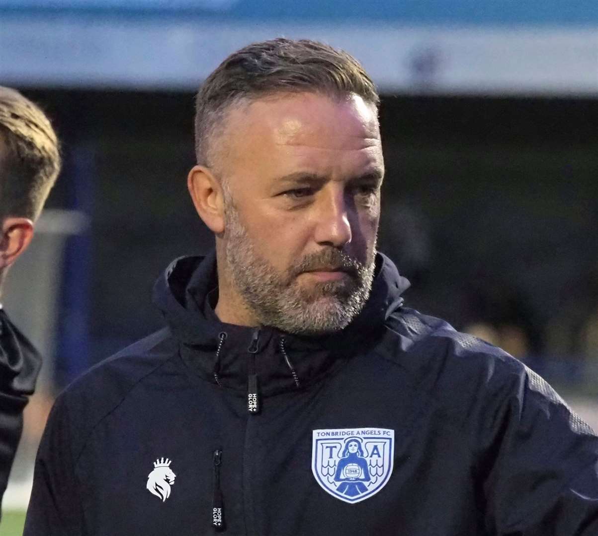 Tonbridge Angels manager Jay Saunders. Picture: David Couldridge