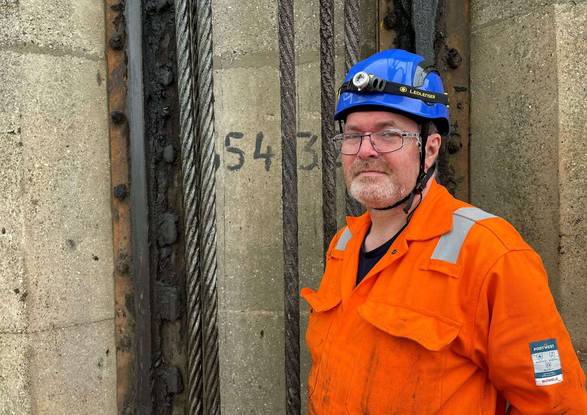 Rope application specialist Matthew Davies. Picture: Joe Crossley