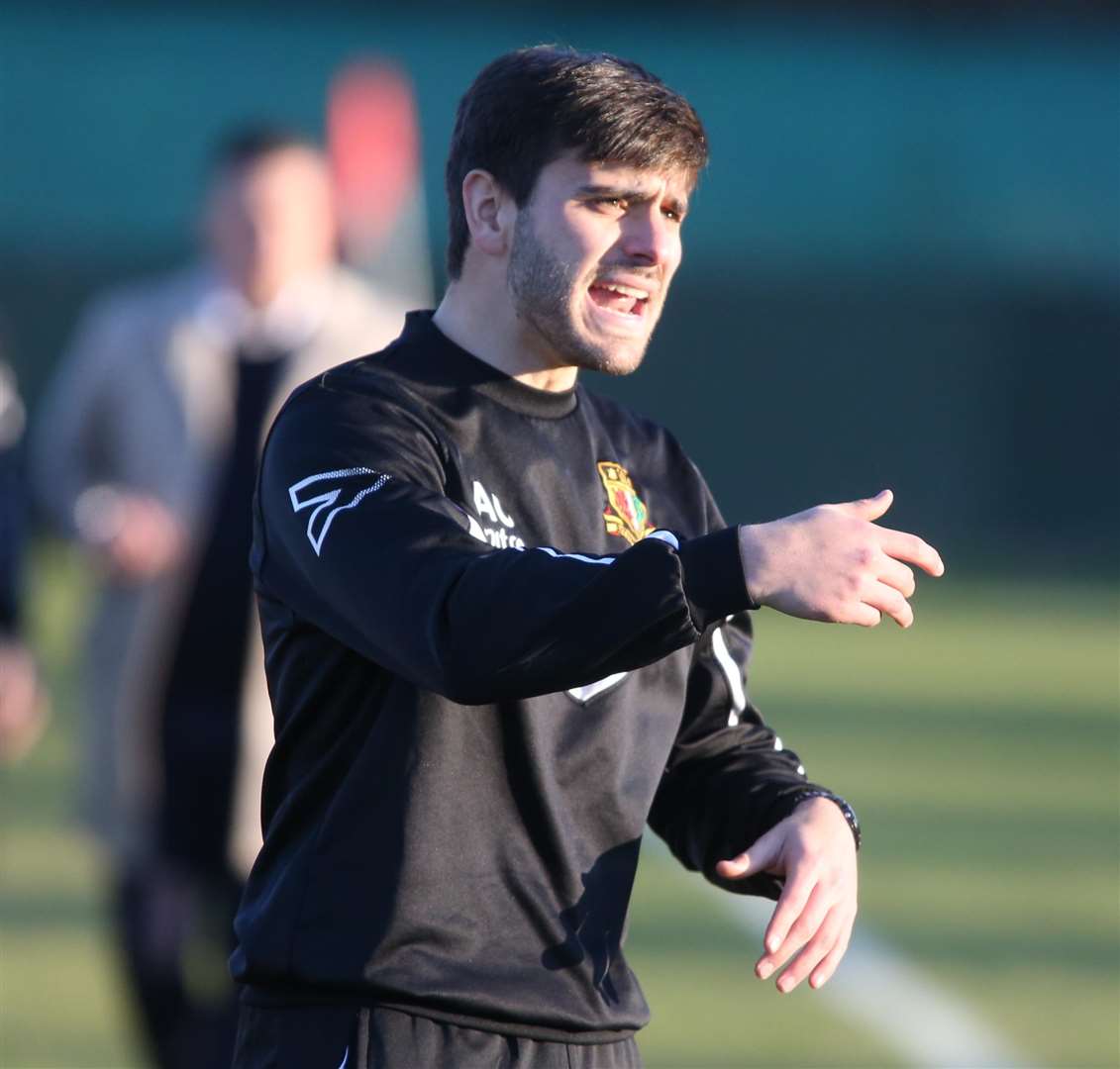 Sittingbourne caretaker manager Aslan Odev Picture: Aslan Odev