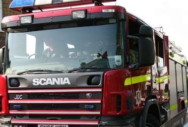 Kent Fire and Rescue Service. Stock image