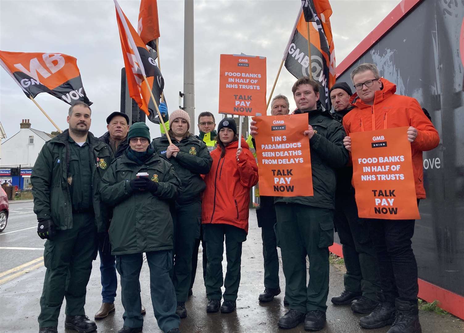 GMB members at a previous strike