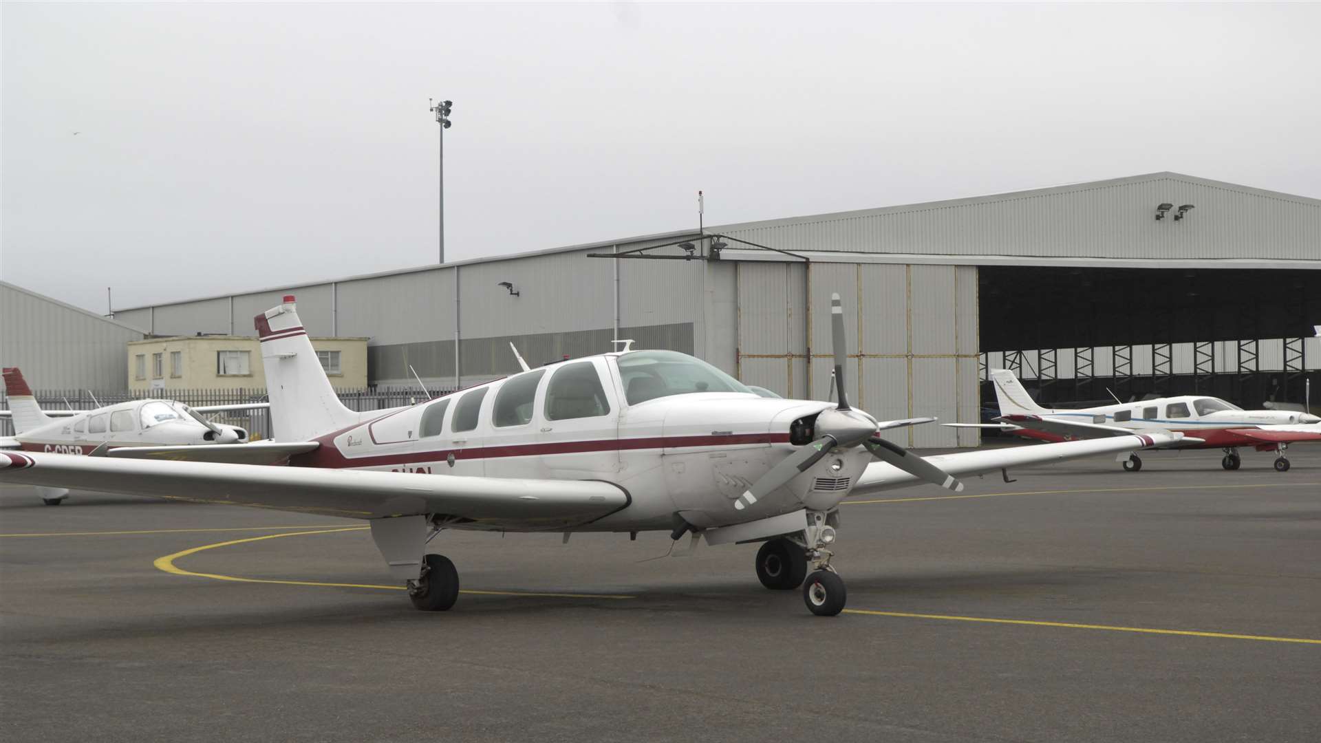 Lydd airport on Romney Marsh