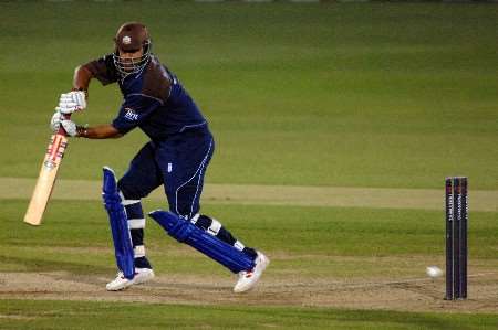 MATCH-WINNER: Scott Newman led the Brown Caps to victory. Picture: BARRY GOODWIN