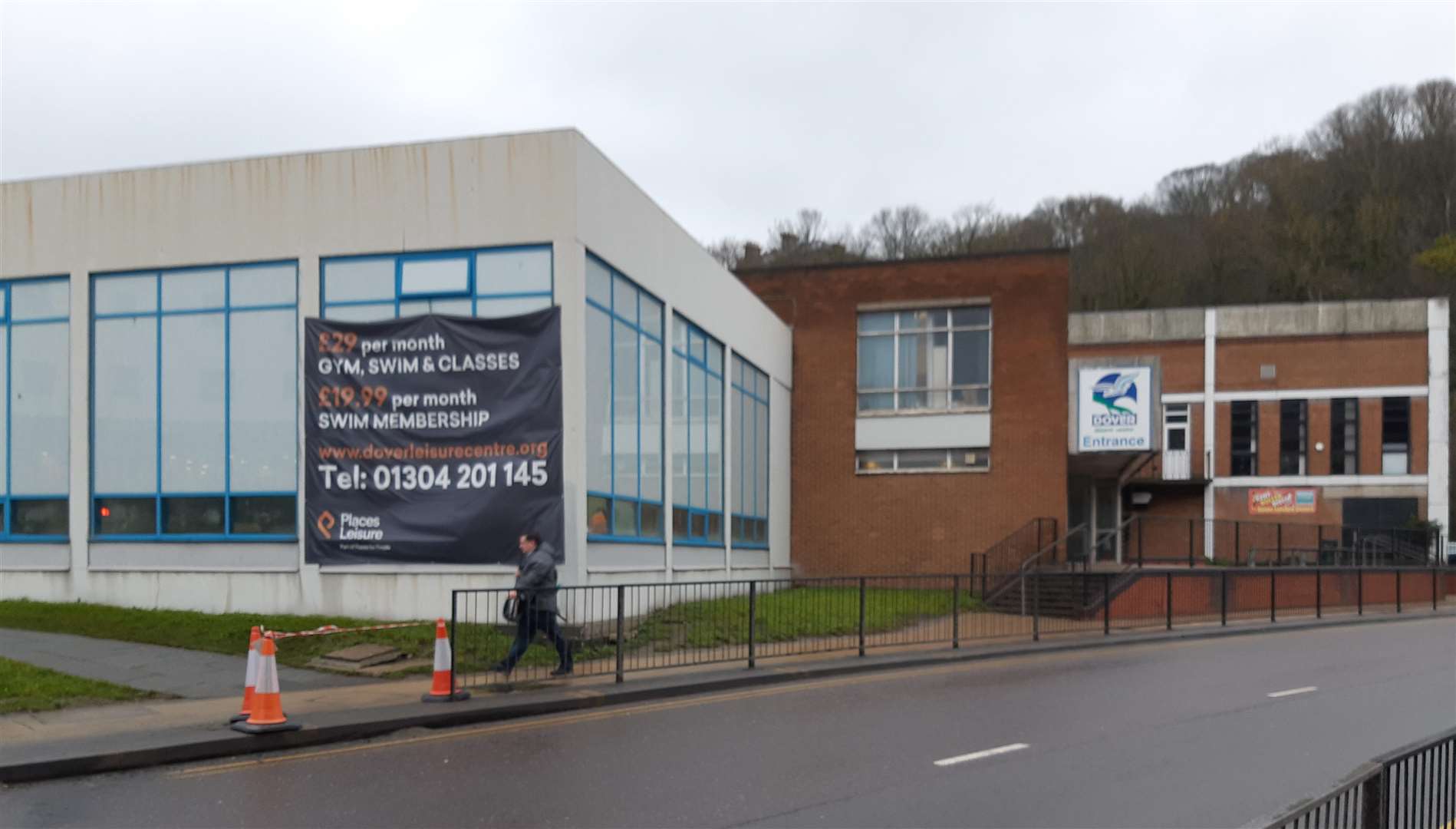 The old Seventies Dover Leisure Centre