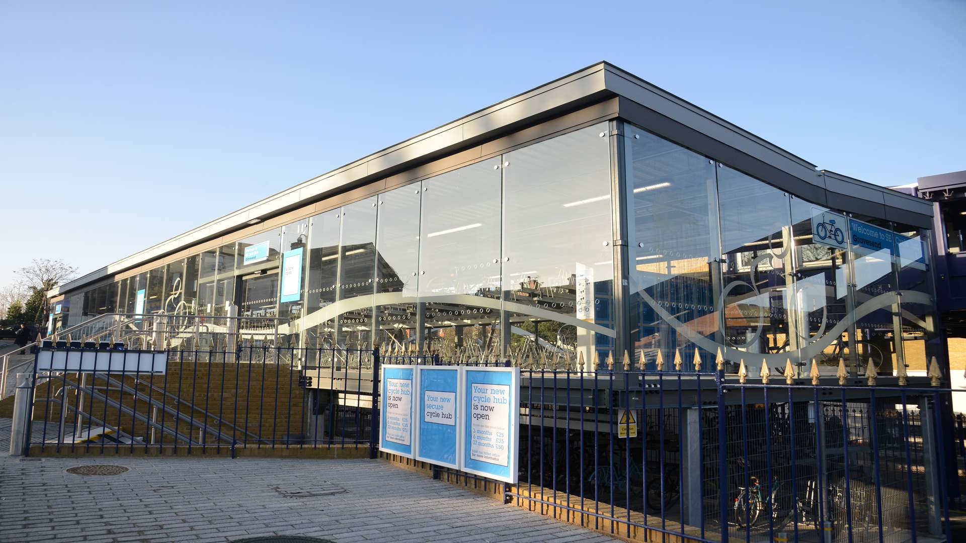 Official opening of the new Cycle Hub at Gravesend train station