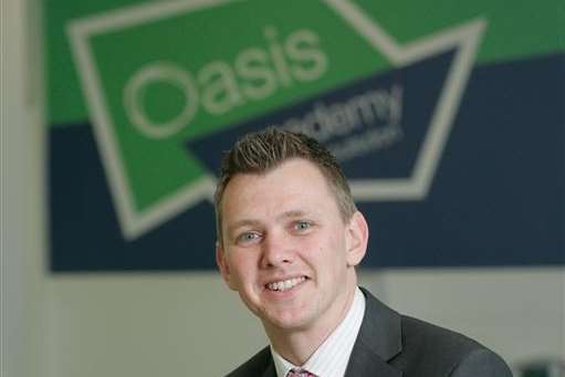 Departing Oasis Academy Isle of Sheppey executive principal David Millar