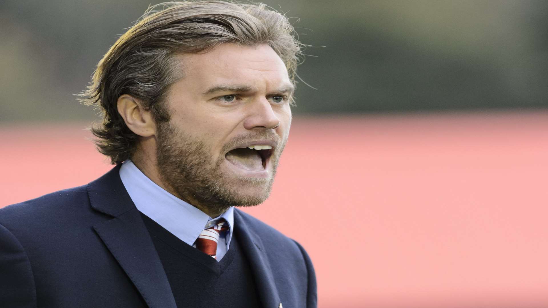 Ebbsfleet manager Daryl McMahon Picture: Andy Payton