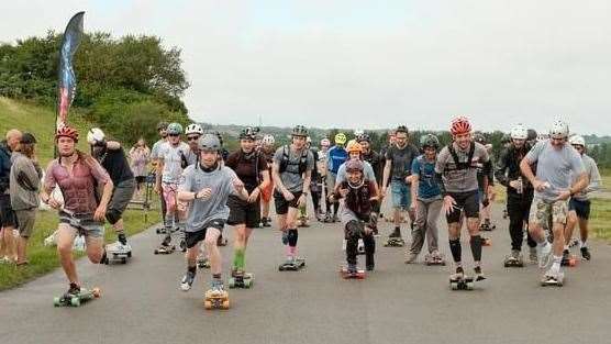 This will be the second year the 24-hour event has been held at Deal’s Betteshanger Country Park. Picture: UK UltraSkate