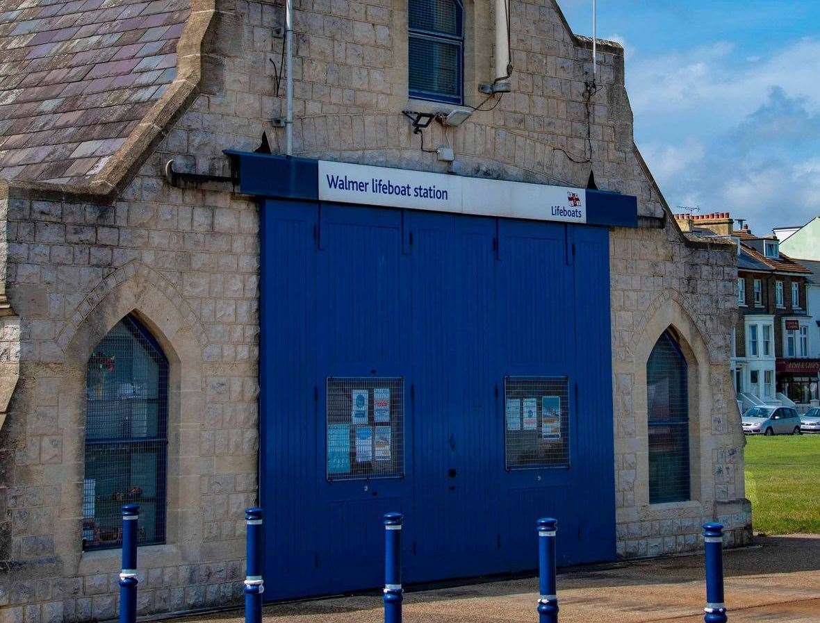 The crew from Walmer RNLI gave first aid to Mr Hamling. Picture: Chris Mansfield