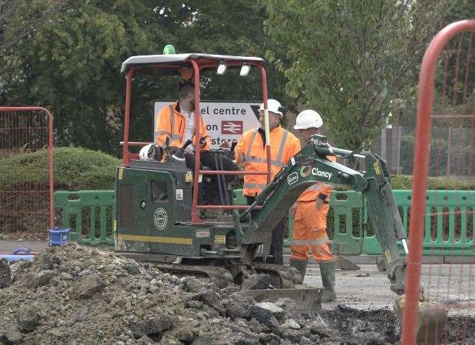 Parts of Tonbridge have little or no water due to the burst main