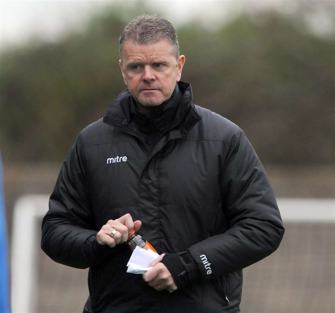 Ashford manager Tommy Warrilow Picture: Wayne McCabe