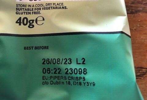 This gluten free, potato-based snack, had travelled all the way from Ireland and although they were in date it must have been a tough journey for them