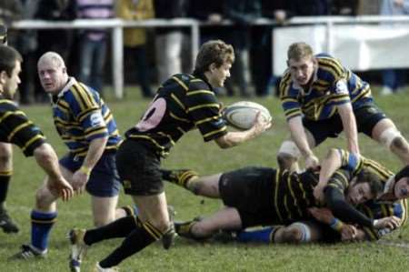 Action from St Peters Recreation Ground on Saturday. Picture: PHIL HOUGHTON