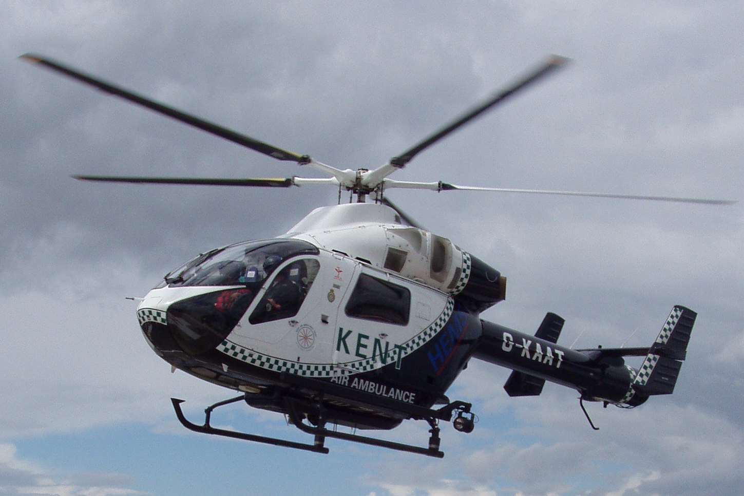 The air ambulance. Stock image.