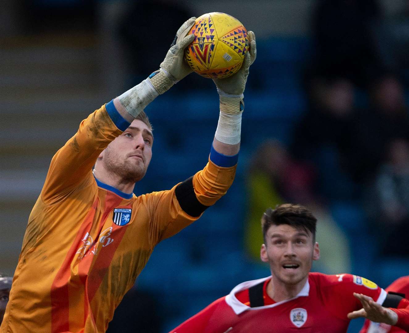 Tomas Holy collects the ball at a corner during Saturday's 4-1 defeat Picture: Ady Kerry