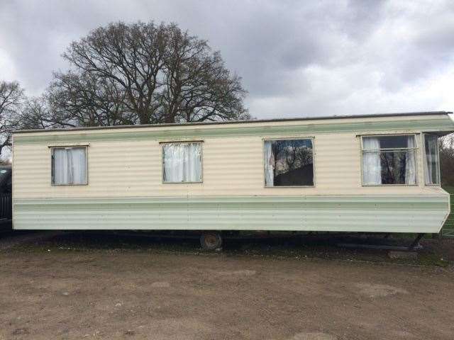 The caravan was stolen from Edenbridge (12348260)