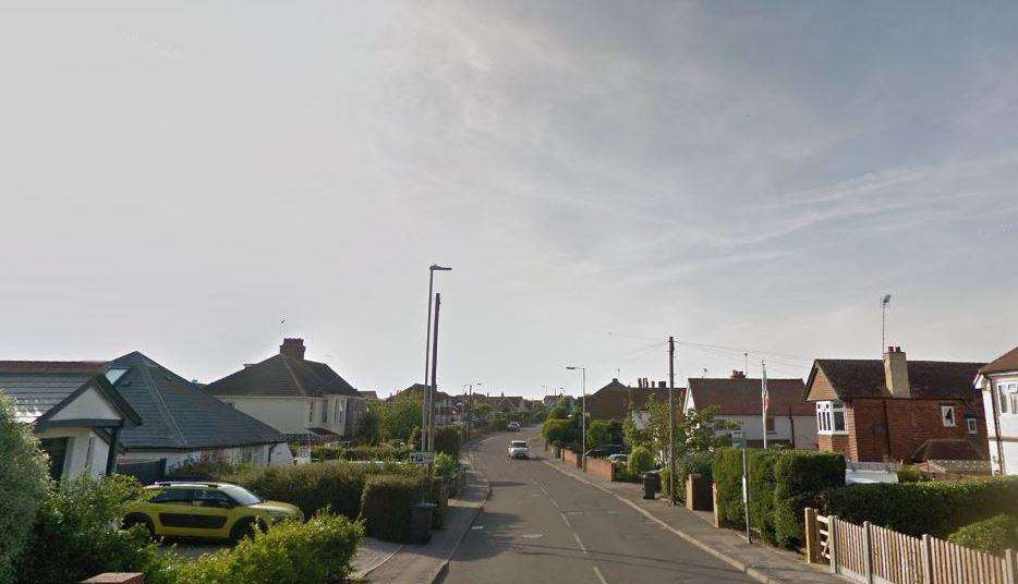 Windows were damaged in Reculver Road, Herne Bay. Picture: Google Street View (7203090)