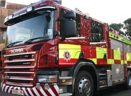 Firefighters were called to the blaze