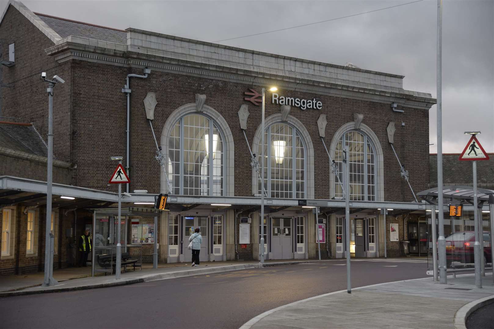 The incident happened at Ramsgate railway station. Picture: Chris Davey