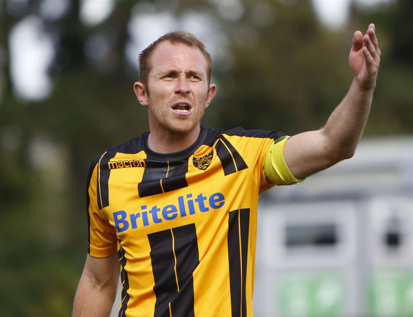 Stuart Lewis captained Maidstone Picture: Andy Jones