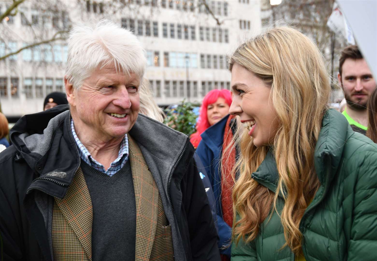 Carrie meets prospective father-in-law Stanley Johnson (John Stillwell/PA)