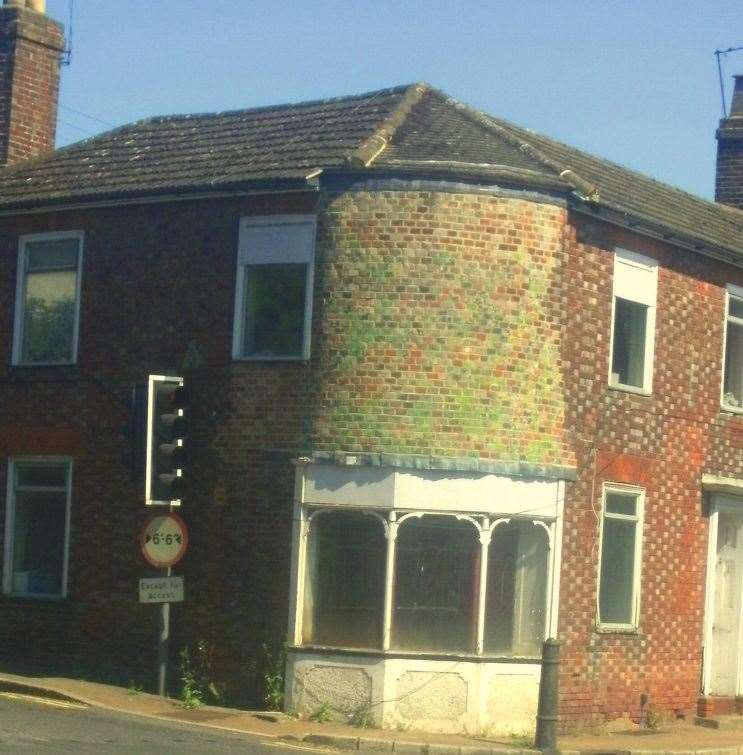 The brickwork of the property in Tonbridge Road has been labelled a 'multicoloured eyesore'