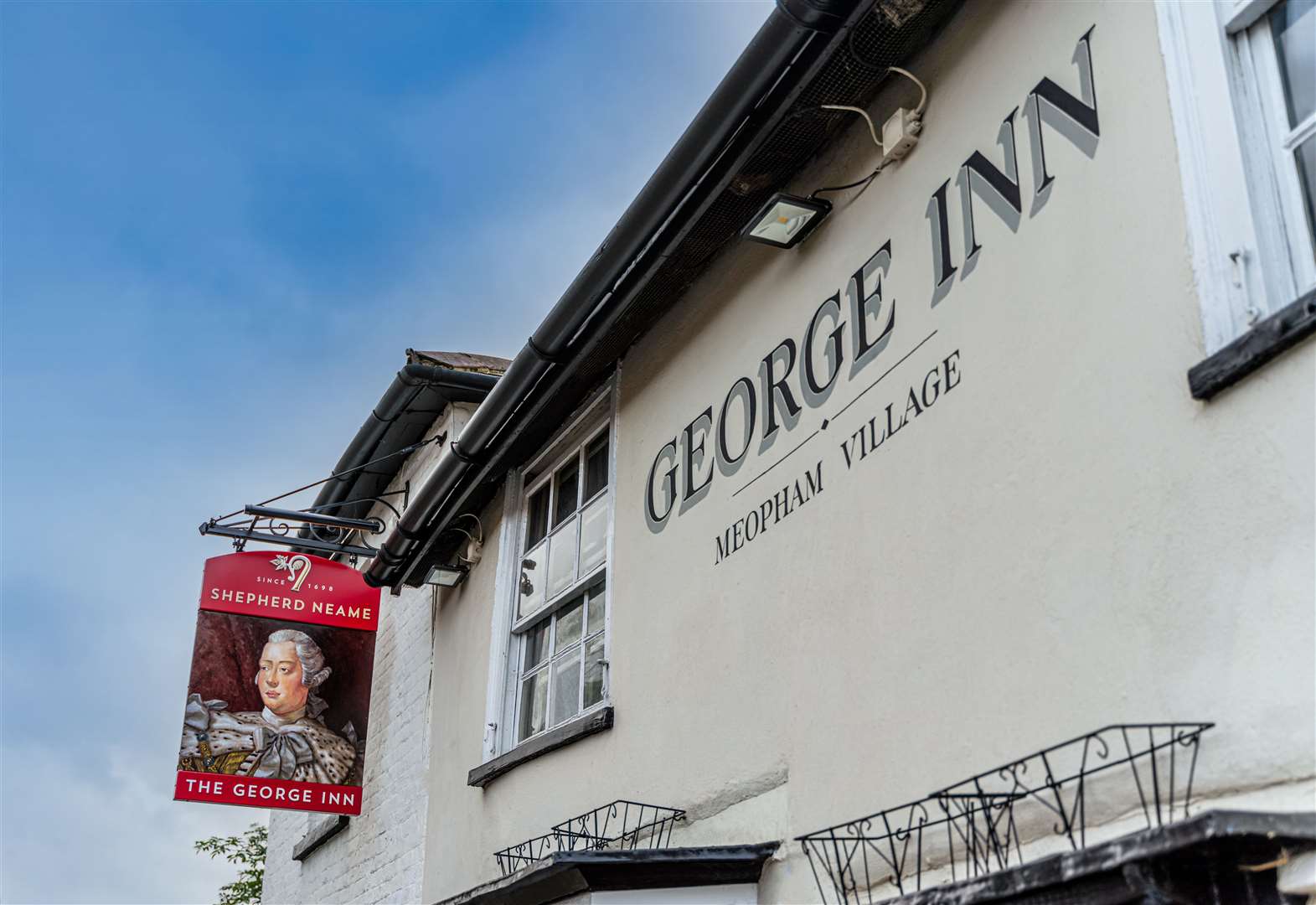 The George Inn is now serving food again. Picture: Shepherd Neame