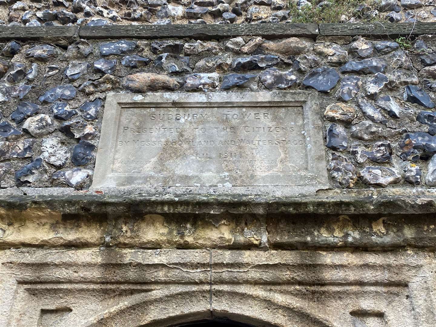 Sudbury Tower in Pound Lane, Canterbury, was gifted to citizens in April 1911