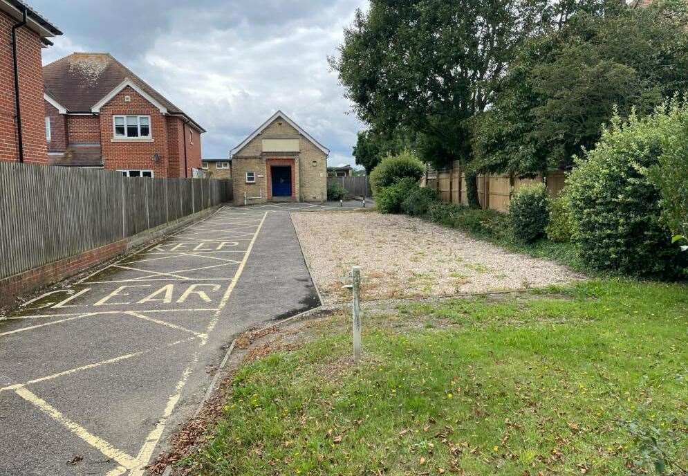 The land at Folkestone School for Girls is on the market for £350,000. Picture: Rightmove