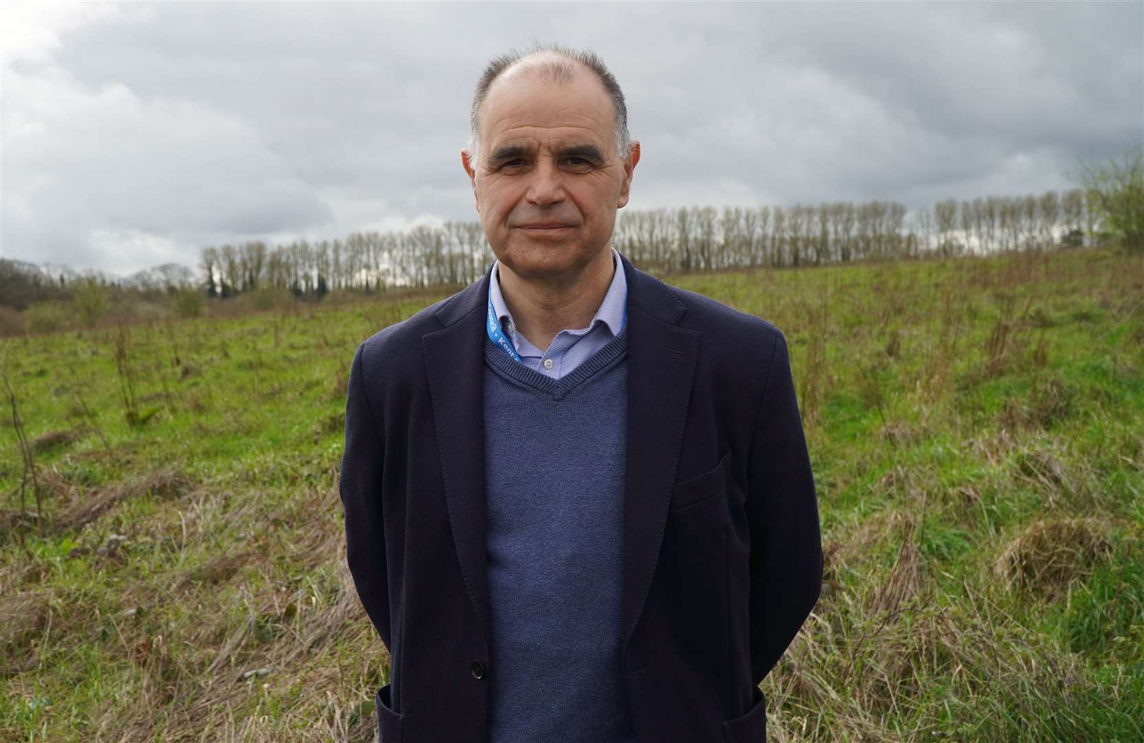 Chris Passmore spoke before the start of the public inquiry into Bunyards Farm. Picture: Gabriel Morris