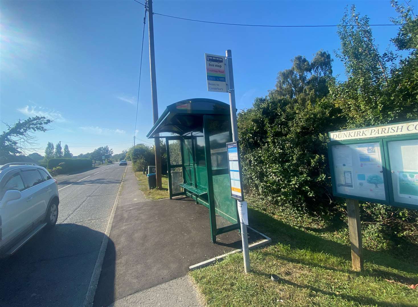 The Courtenay Road bus station in Dunkirk