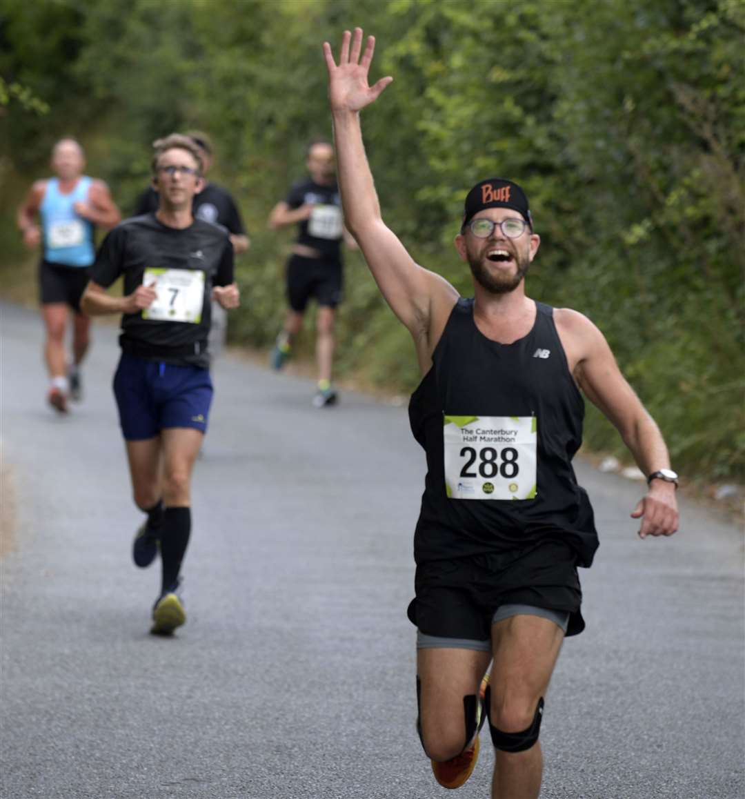 Damien Gregory of Vegan Runners. Picture: Barry Goodwin