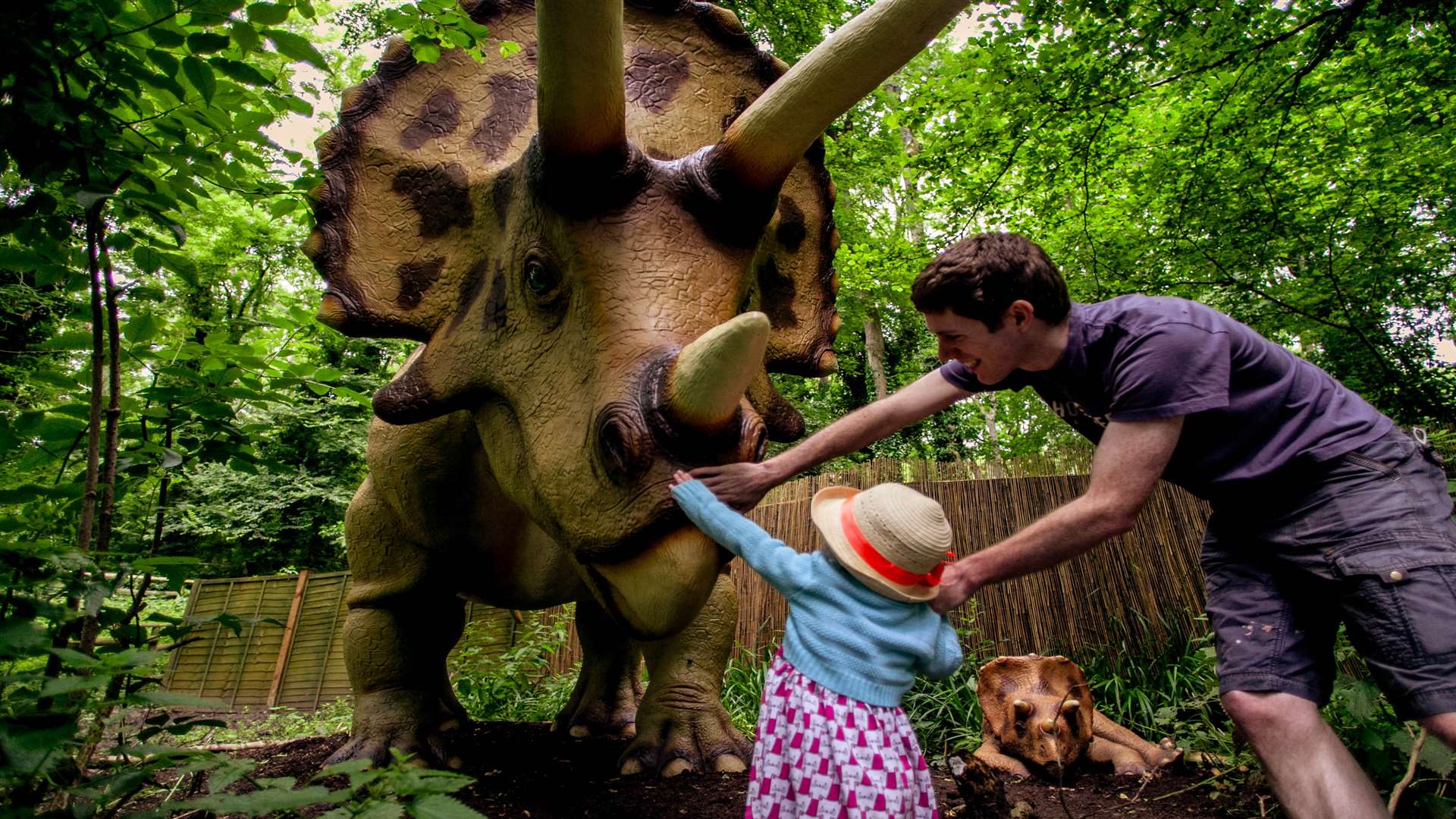 Meet the dinosaurs at Port Lympne Reserve near Hythe